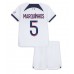 Maillot de foot Paris Saint-Germain Marquinhos #5 Extérieur vêtements enfant 2023-24 Manches Courtes (+ pantalon court)